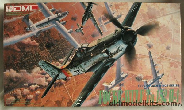 DML 1/72 Focke-Wulf Ta-152 H-1 - (Ta152H-1), 5008 plastic model kit